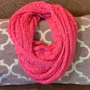 Woman’s Infinity Pink Scarf